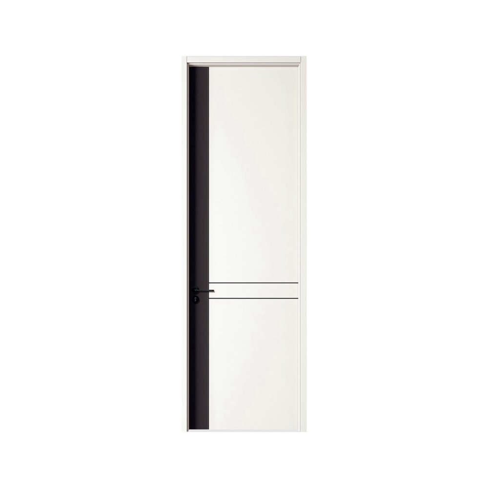 凱洛豪木門PS-007衫白+清炭