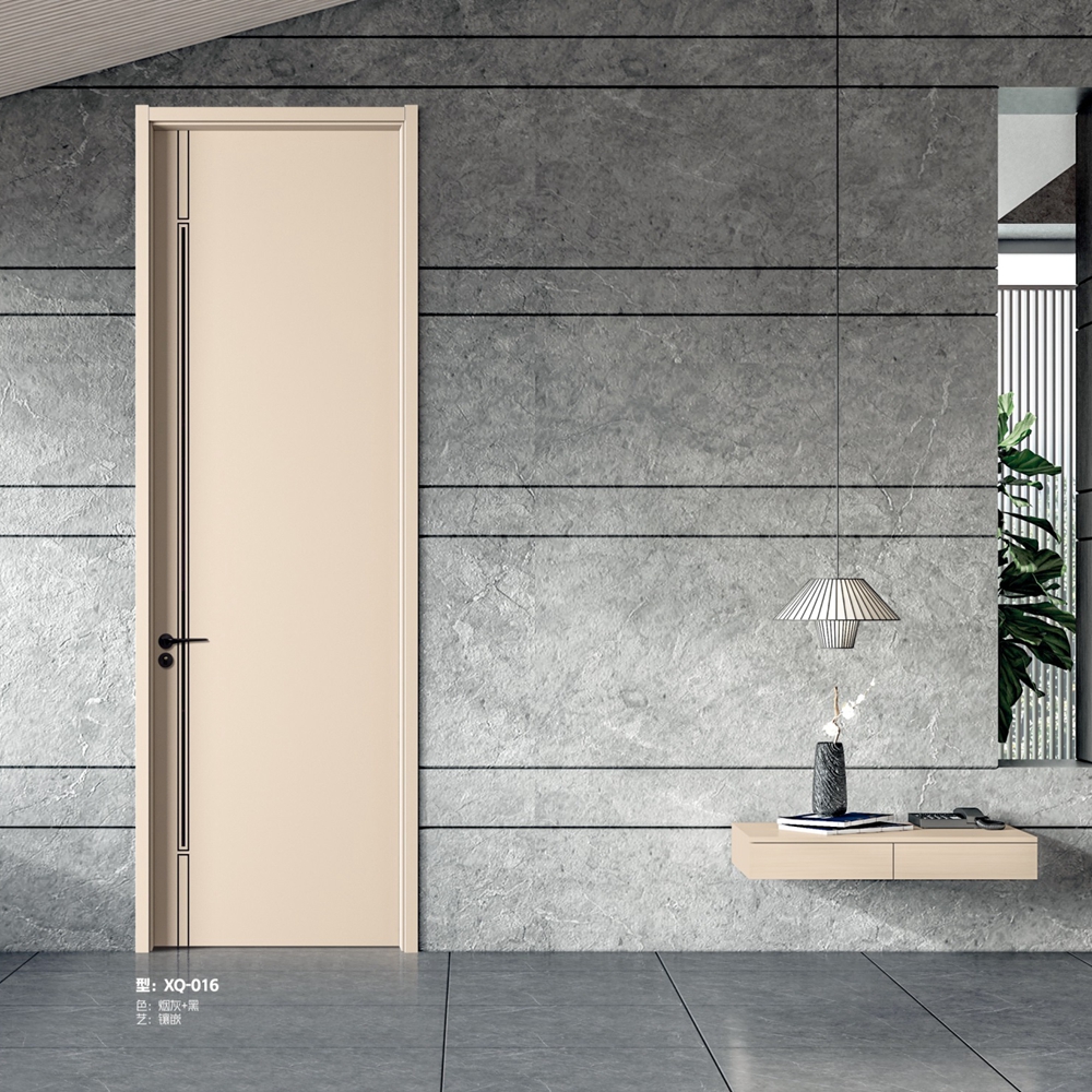 凱洛豪木門XQ-016煙灰+黑