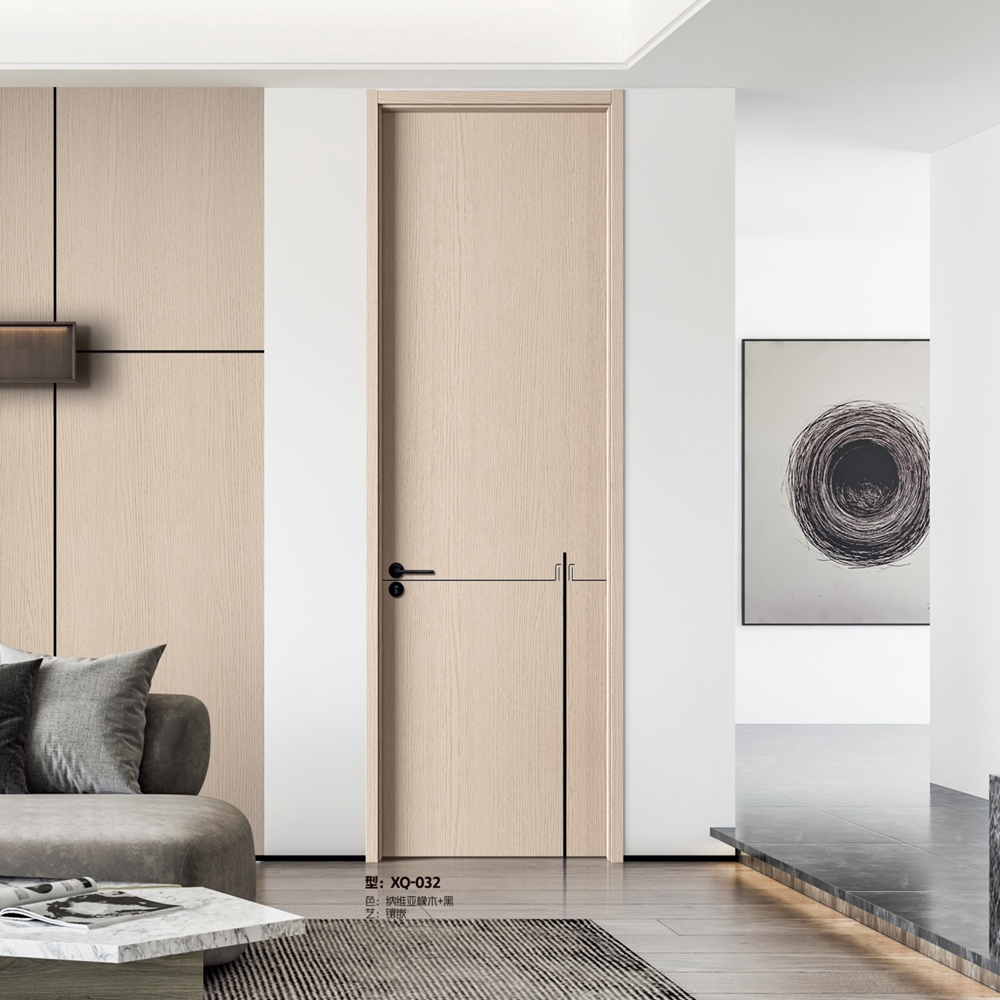 凱洛豪木門XQ-032納維亞橡木+黑